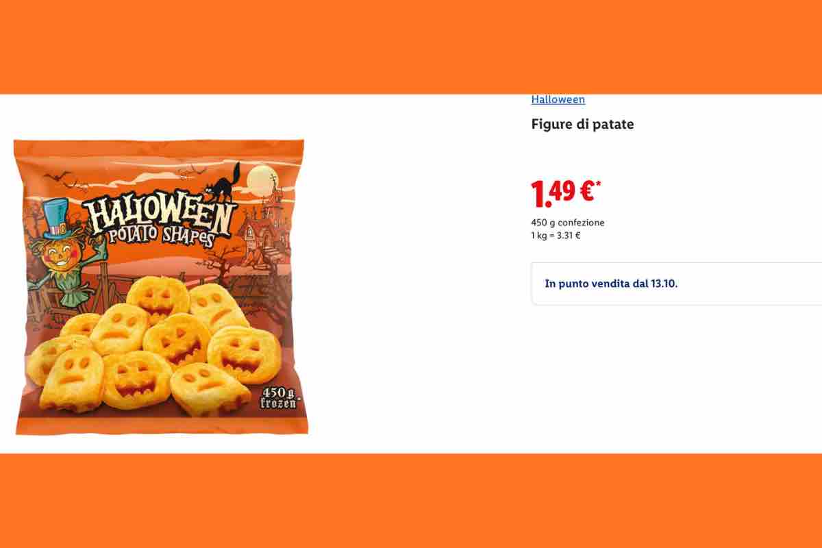 Halloween figure di patate